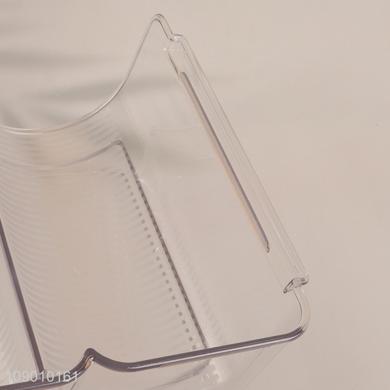 China products clear refrigerator storage wine bottle holder for sale