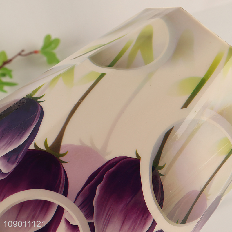 Hot Selling Reusable Plastic Wastebasket Trash Can for Bathroom Living Room