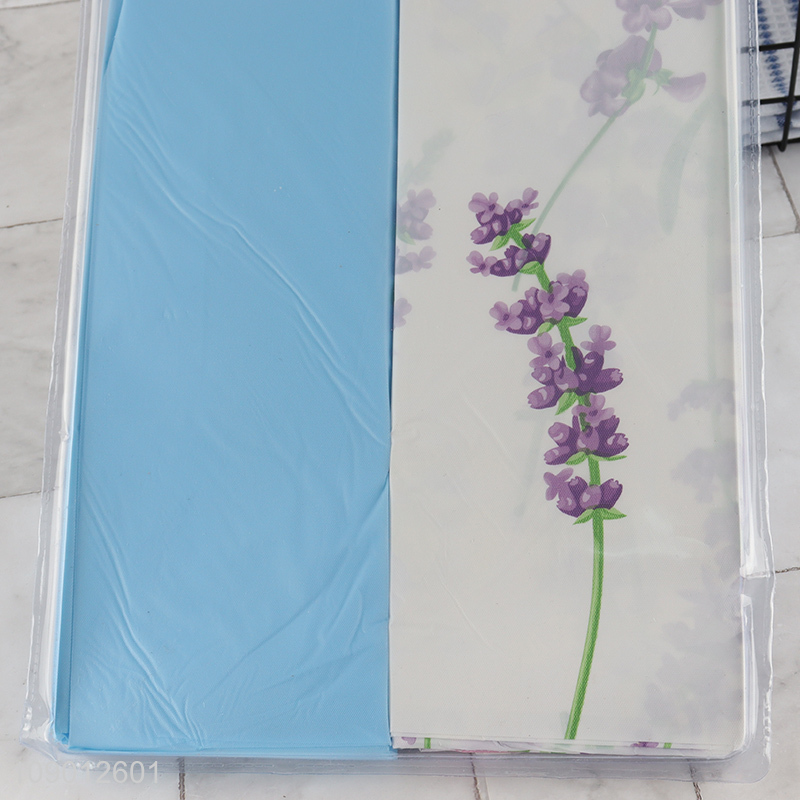 High Quality 71X71 Inch PEVA Shower Curtain Waterproof Bath Curtain