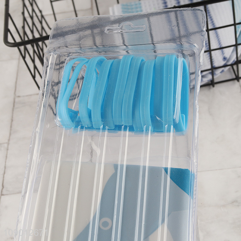 Factory Price 71X71 Inch Plastic Shower Curtain Waterproof Bath Curtain