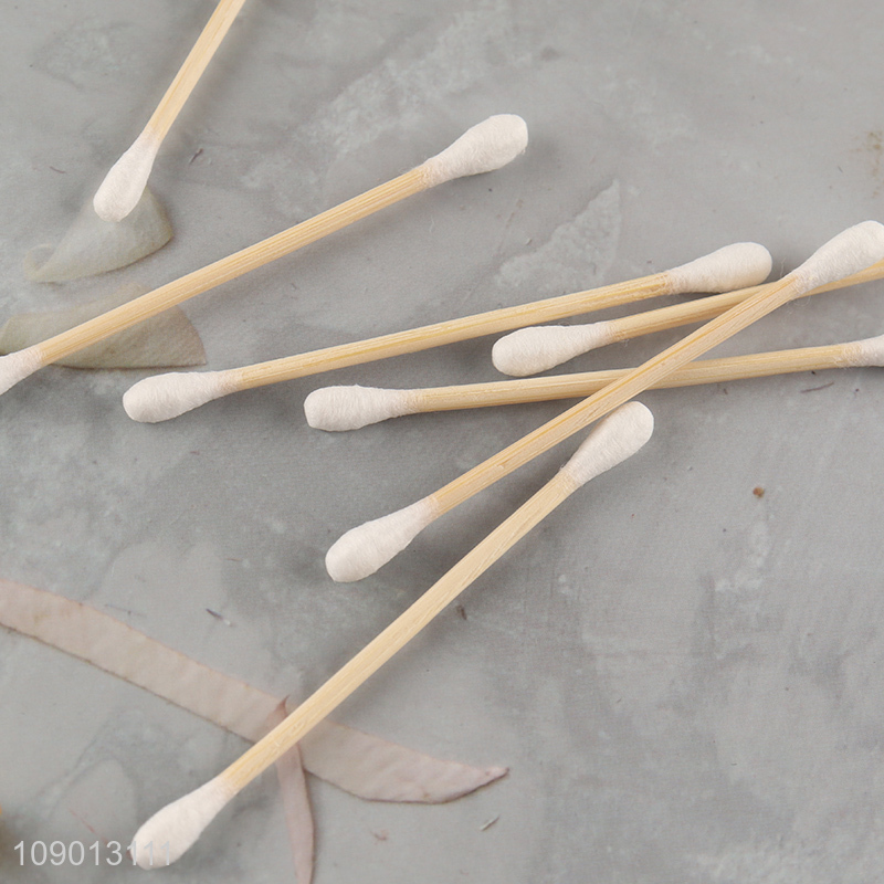New Arrival 100 Pieces Cotton Swabs Multi-Purpose Natural Cotton Buds