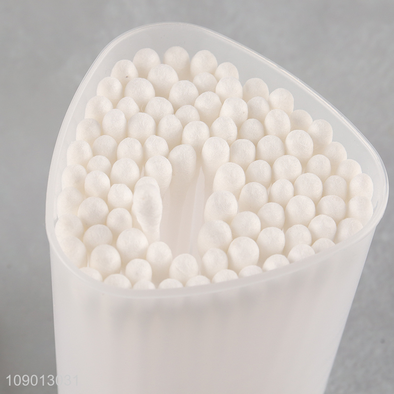 China Product 100 Count Cotton Swabs Multi-Purpose Natural Cotton Buds