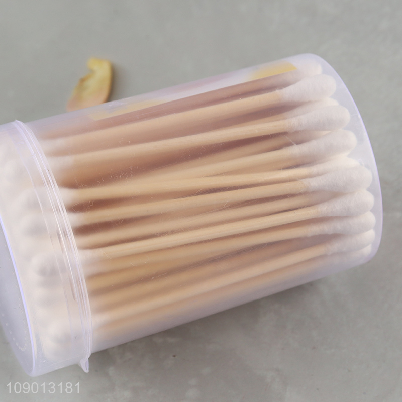 Hot Selling Cotton Buds 70 Count Double Ended Natural Cotton Swabs