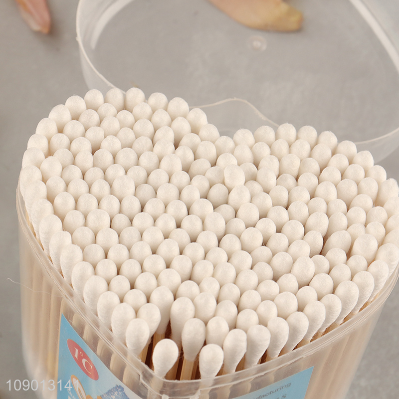 China Imports 100 Pieces Natural Cotton Swabs for Personal & Beauty Care