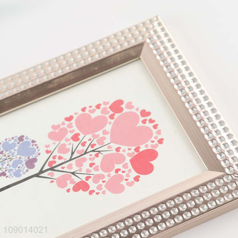 Wholesale 4X6 5X7 6X8 Inch Plastic PS Picture Frame for Tabletop Display