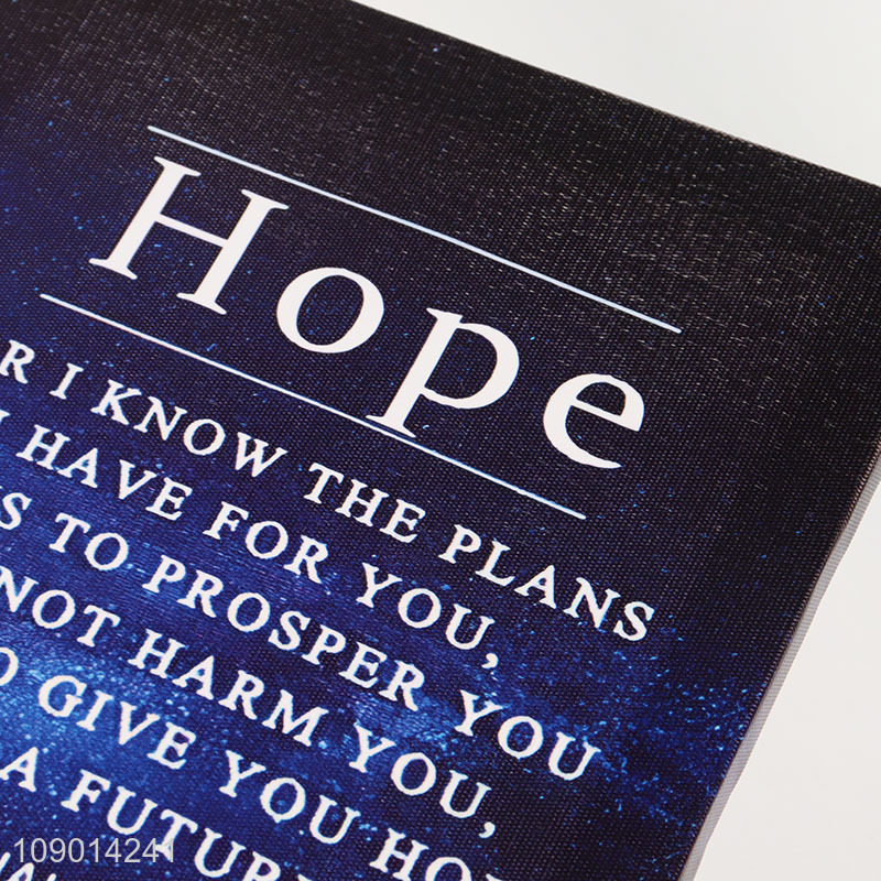 Online Wholesale Framless Canvas Painting Jeremiah 29:11 Decorative Painting