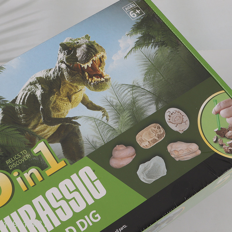 Low price creative Jurassic world children digging kit educational toys