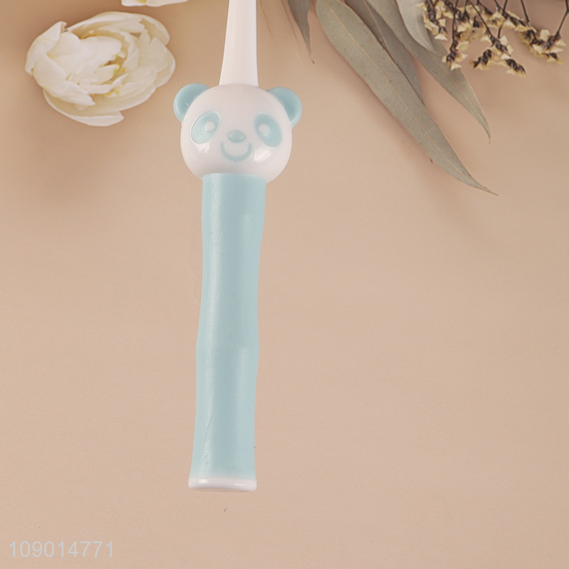 Hot items cartoon panda children soft bristle toothbrush for oral care