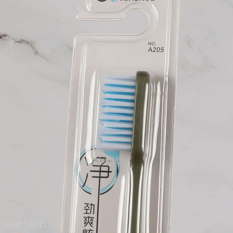 Popular products adult sensitive teeth oral care soft bristle toothbrush