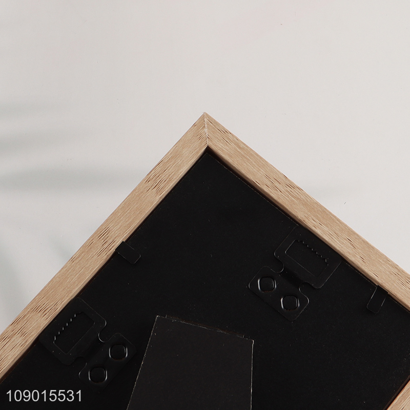Good selling rectangle wooden home decor photo frame picture frame wholesale