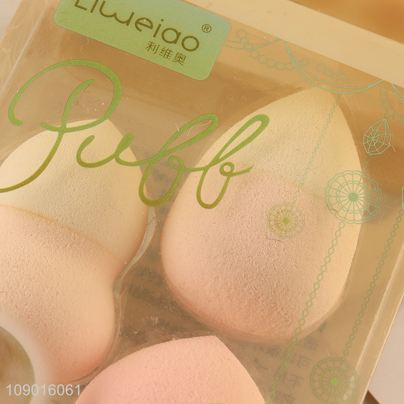 Wholesale 3PCS Wet and Dry Use Makeup Sponges Beauty Blender Sponges
