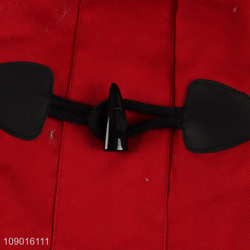 Top products red fashionable pet coat winter dog clothes for sale