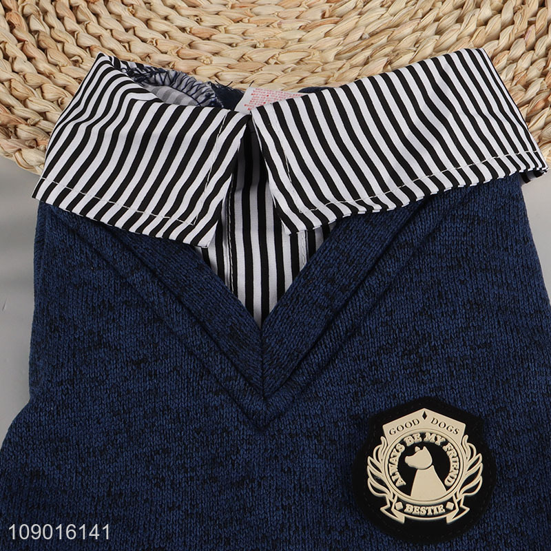 Best selling fashionable winter warm dog sweater pet clothes wholesale