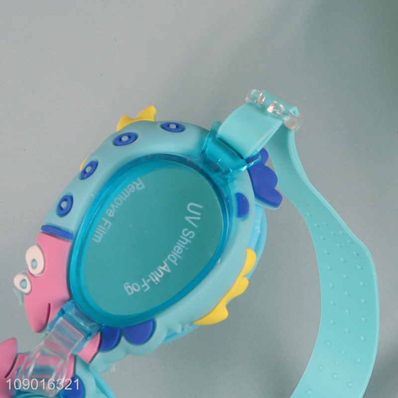 Factory supply cartoon children kids swimming glasses swimming goggles for sale