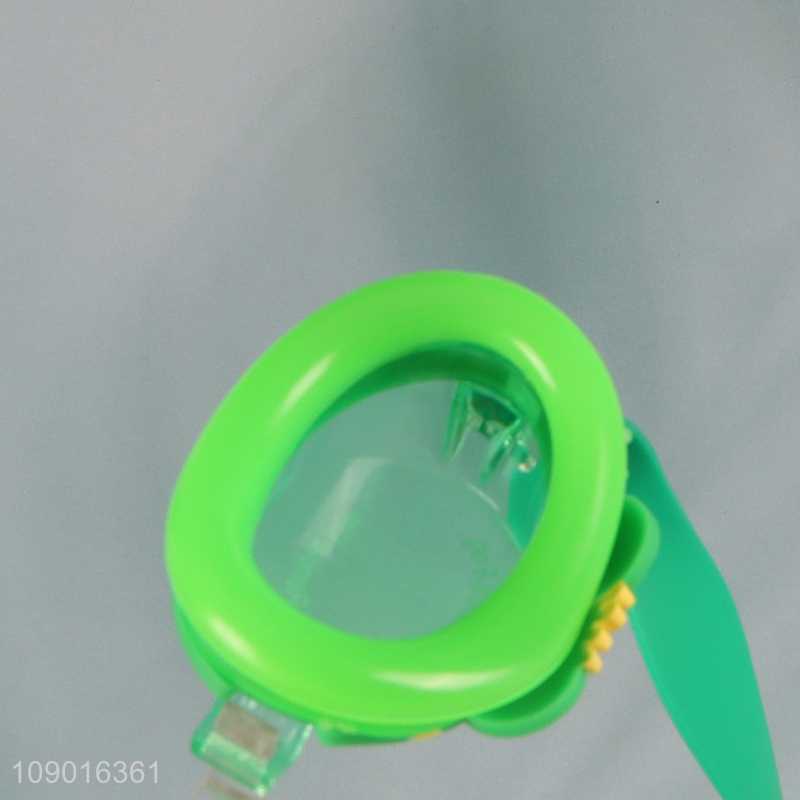 Best selling cartoon frog silicone waterproof children swimming glasses swimming goggles