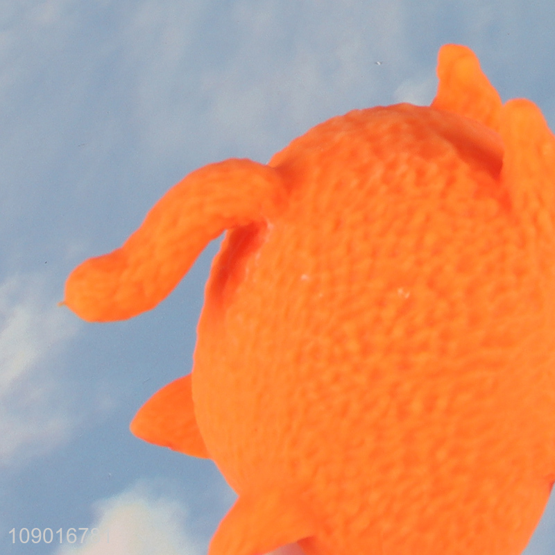 China wholesale cat shape non-toxic tpr squeeze toys for stress relief