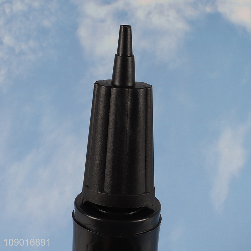 New style black plastic ballon accessories air inflator balloon pump