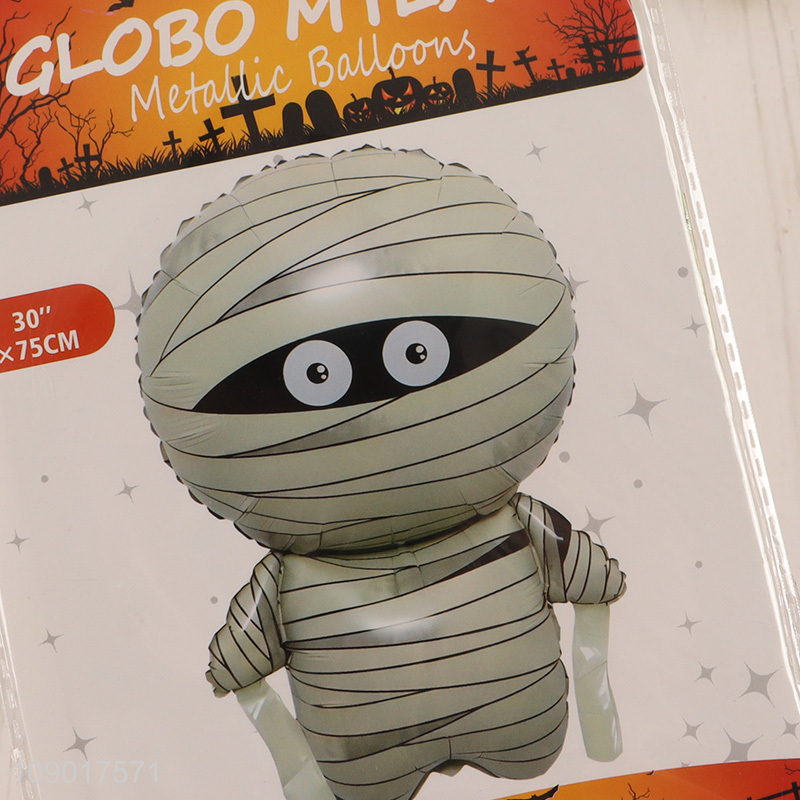 China products Halloween party decoration mummy metallic balloons
