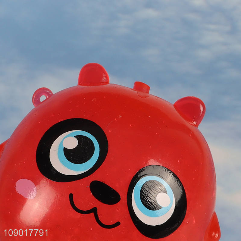 Hot products red cartoon tpr stress relief squeeze toys for sale