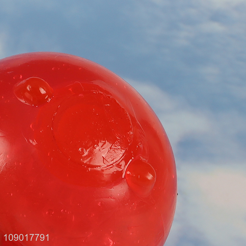Hot products red cartoon tpr stress relief squeeze toys for sale