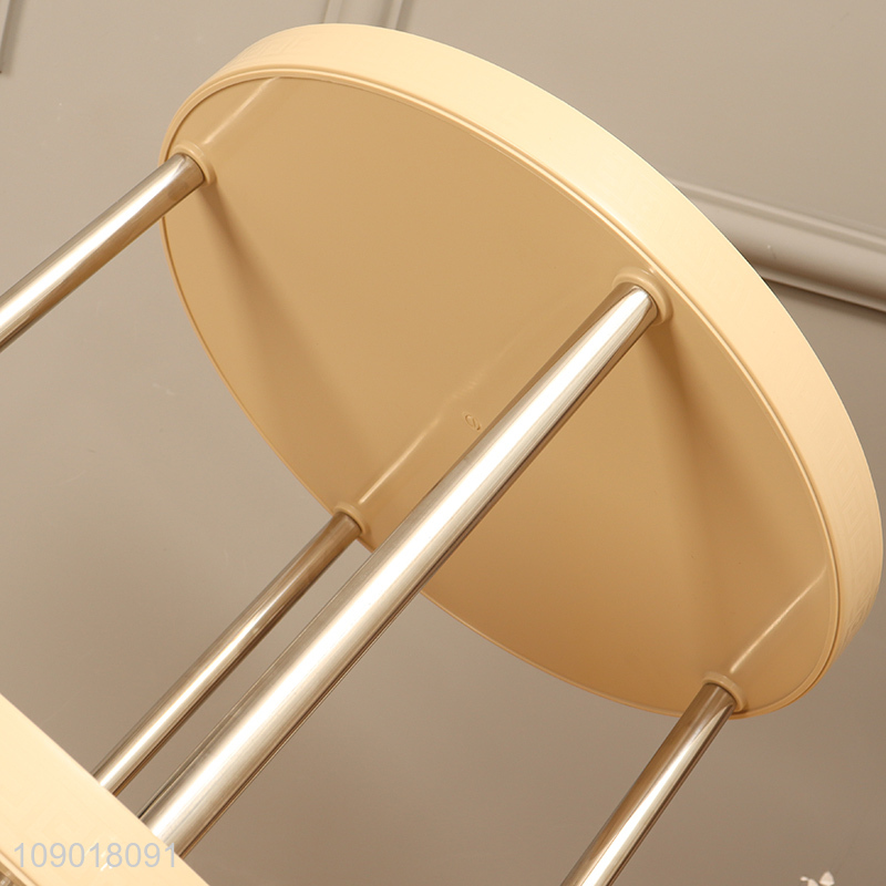 China Imports 4 Tier Rolling Cart Plastic Storage Trollery with Wheels