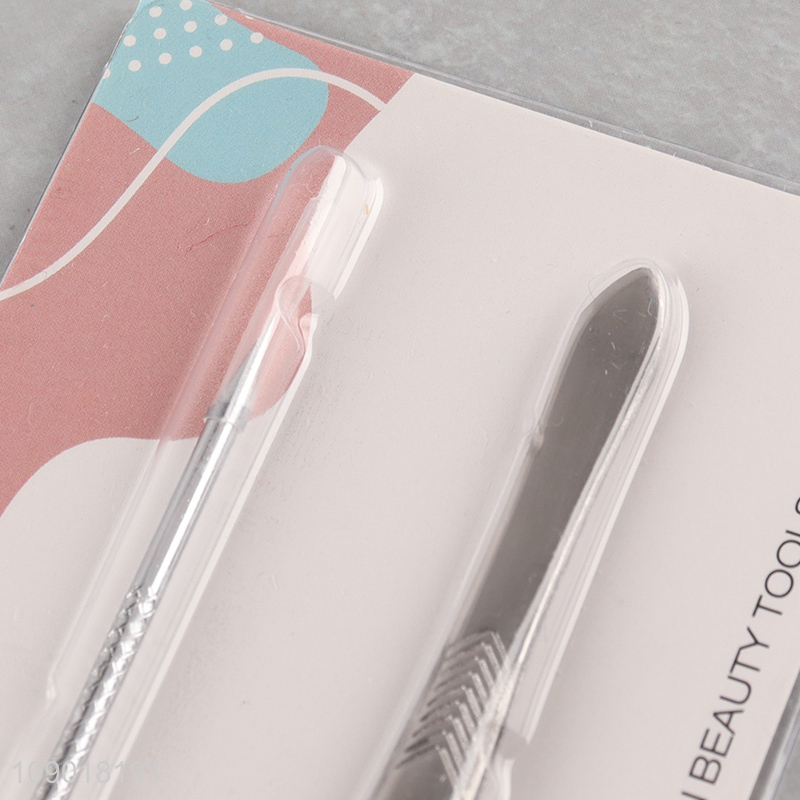 Good Quality Makeup Tools Set with Eyebrow Tweezer and Blackhead Remover Tool