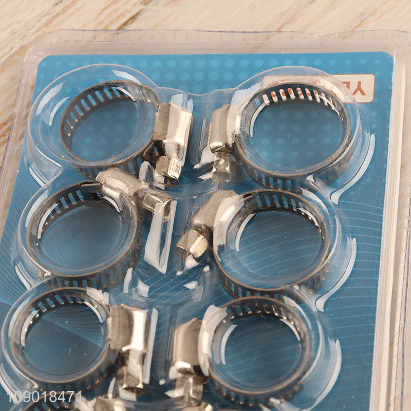 Wholesale 12PCS American Type Hose Clamps Stainless Steel Pipe Hose Clamps