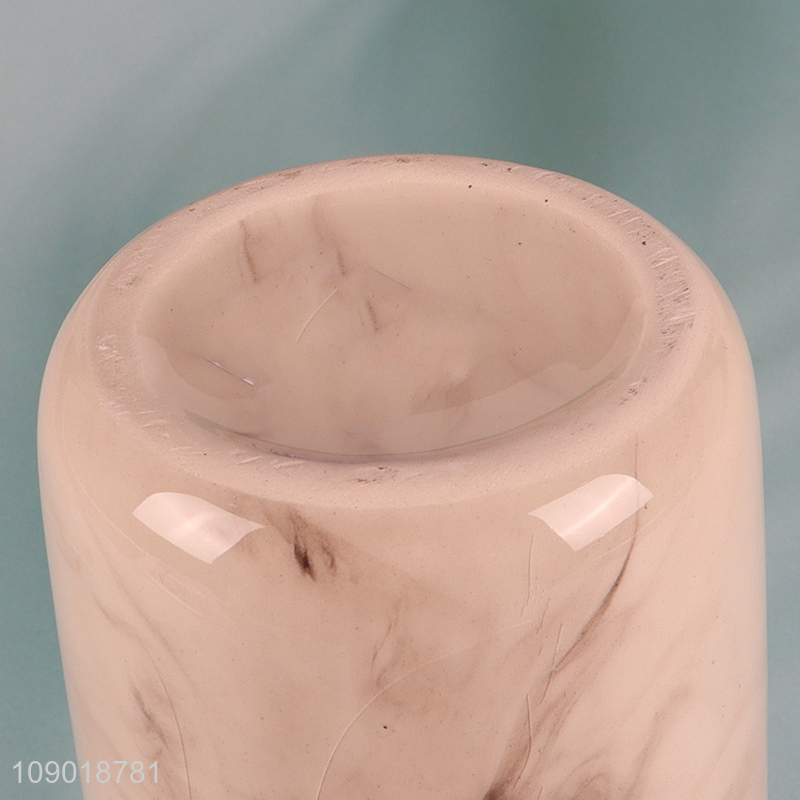 Yiwu market bathroom accessories home hotel ceramic toothbrush holder for sale