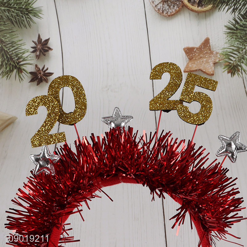 Top selling Christmas party supplies new year hair hoop hair accessories wholesale