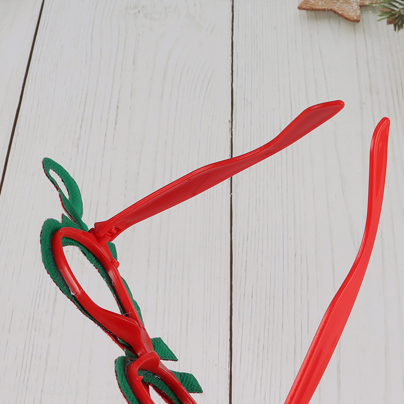 China supplier Christmas party supplies adult decorative glasses for sale