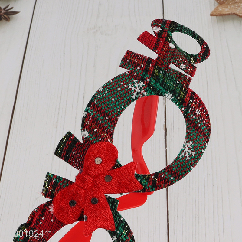 China supplier Christmas party supplies adult decorative glasses for sale