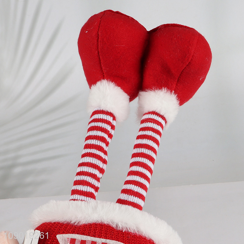 China factory Christmas decoration Christmas telescopic doll for home decor