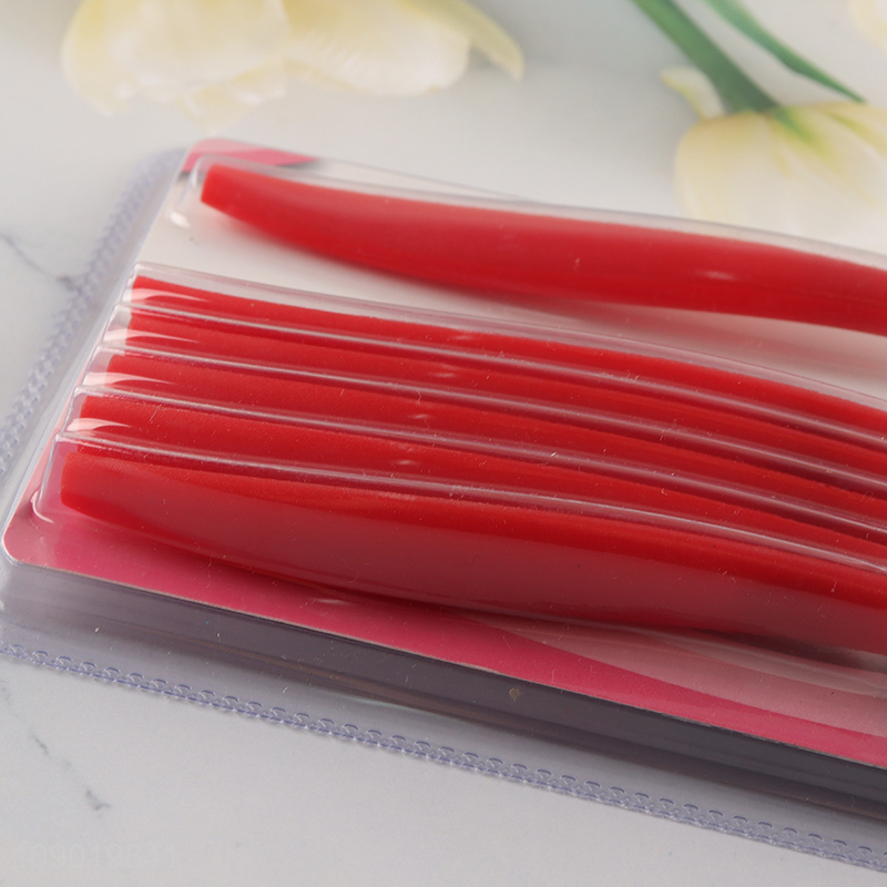 Popular Product 6PCS Dinner forks Plastic Handle Stainless Steel Dinner forks