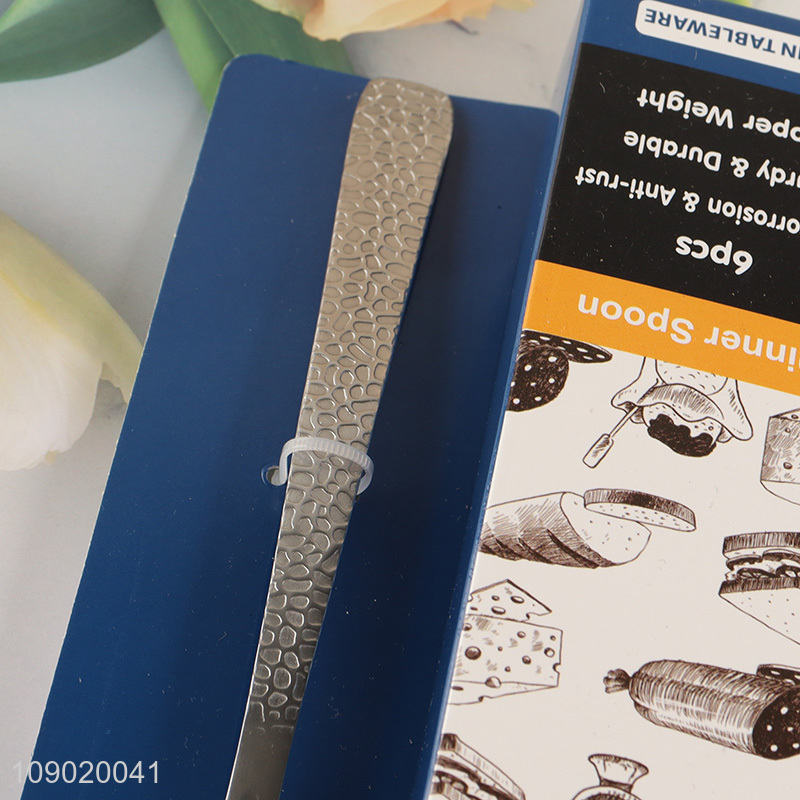 Good Quality 6PCS Snakeskin Pattern Stainless Steel Dinner forks Set