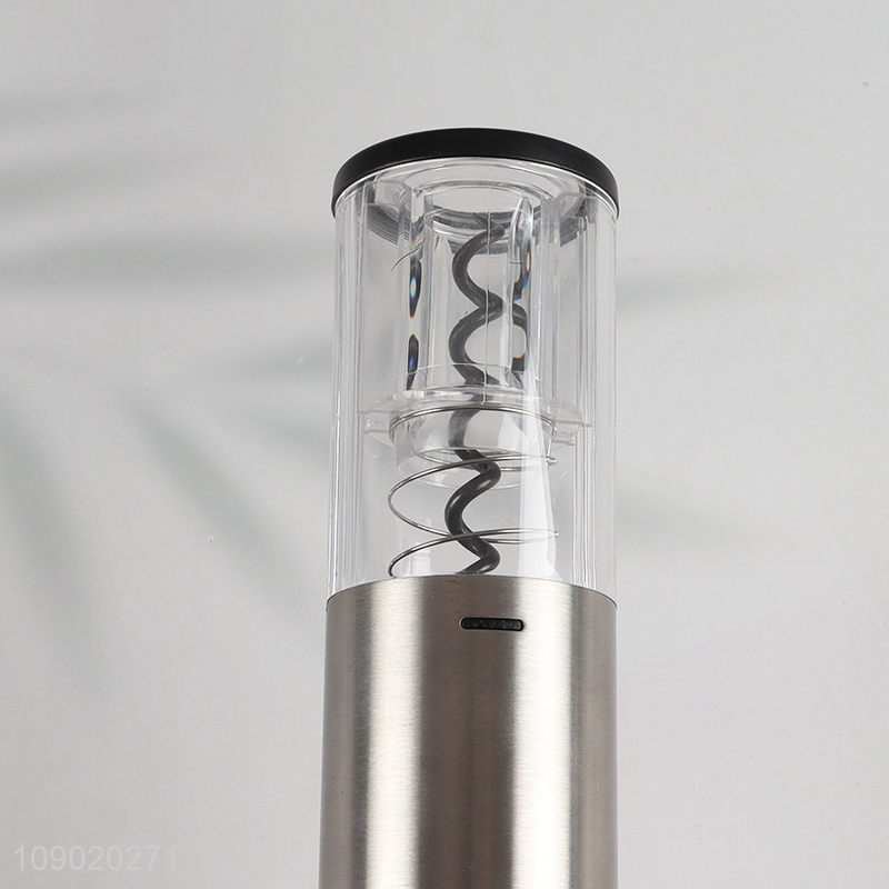 China products stainless steel automatic corkscrew electric wine bottle opener