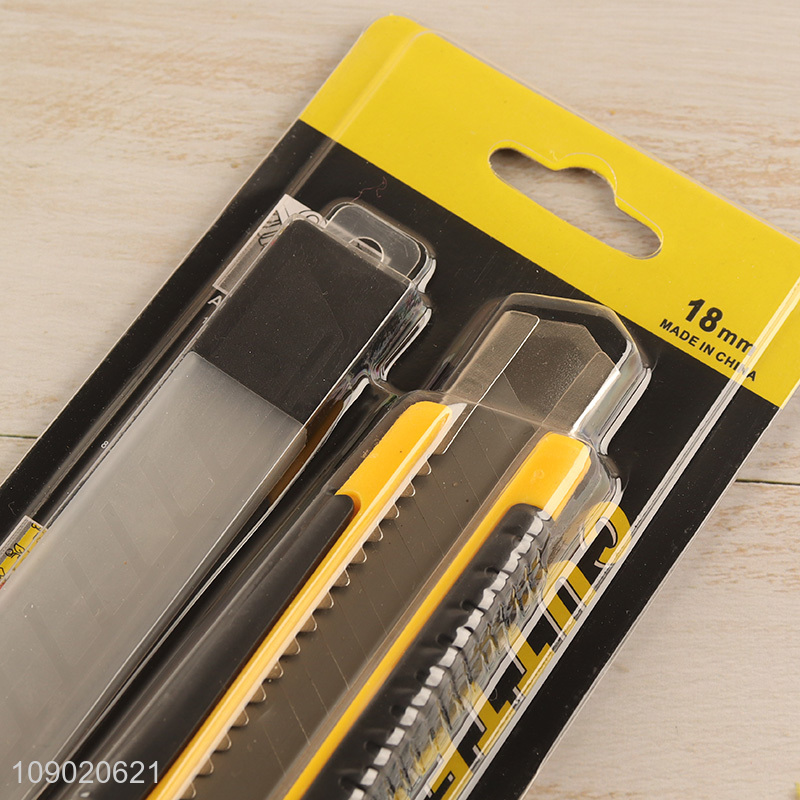 Wholesale 18mm Carbon Steel Utility Knife Box Cutter for Home Office School