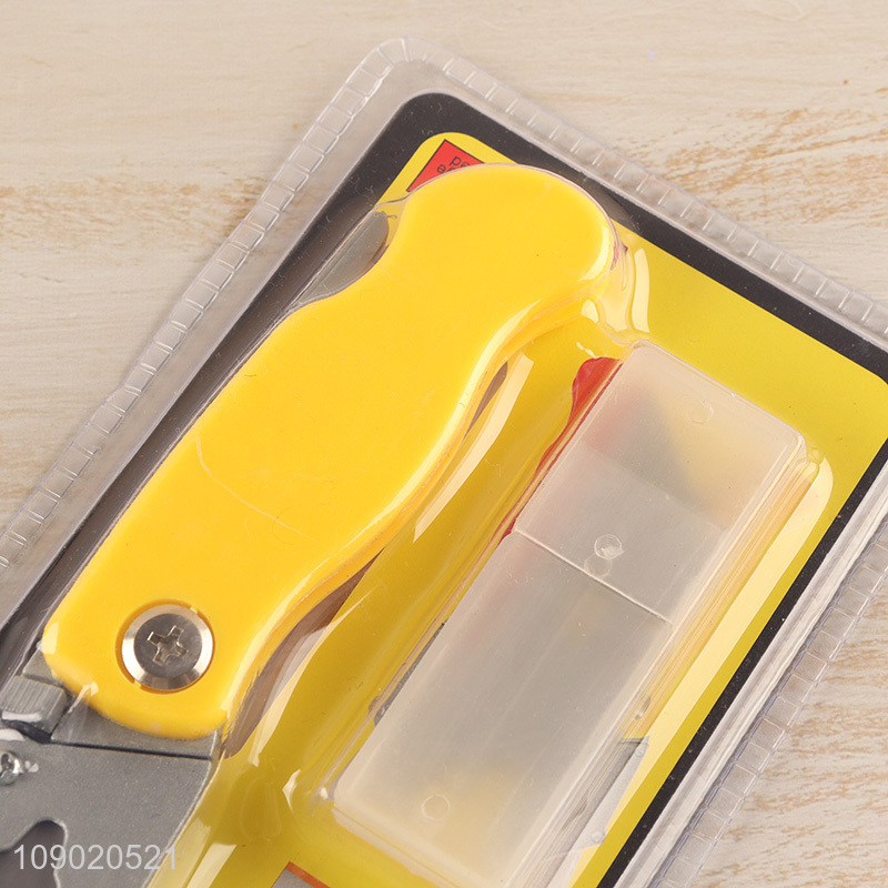 Online Wholesale Folding Utility Knife Heavy Duty Zinc Alloy Box Cutter