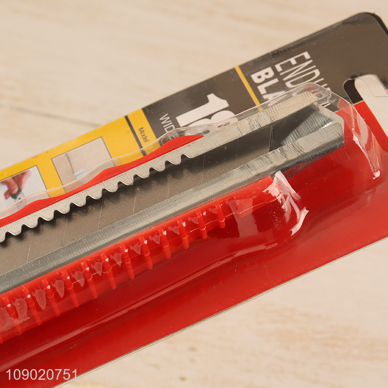 Good Quality 18mm Carbon Steel Utility Knife Retractable Box Cutter for Cartons