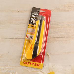 Wholesale 18mm Heavy Duty Utility Knife Carbon Steel Retractable Box Cutter