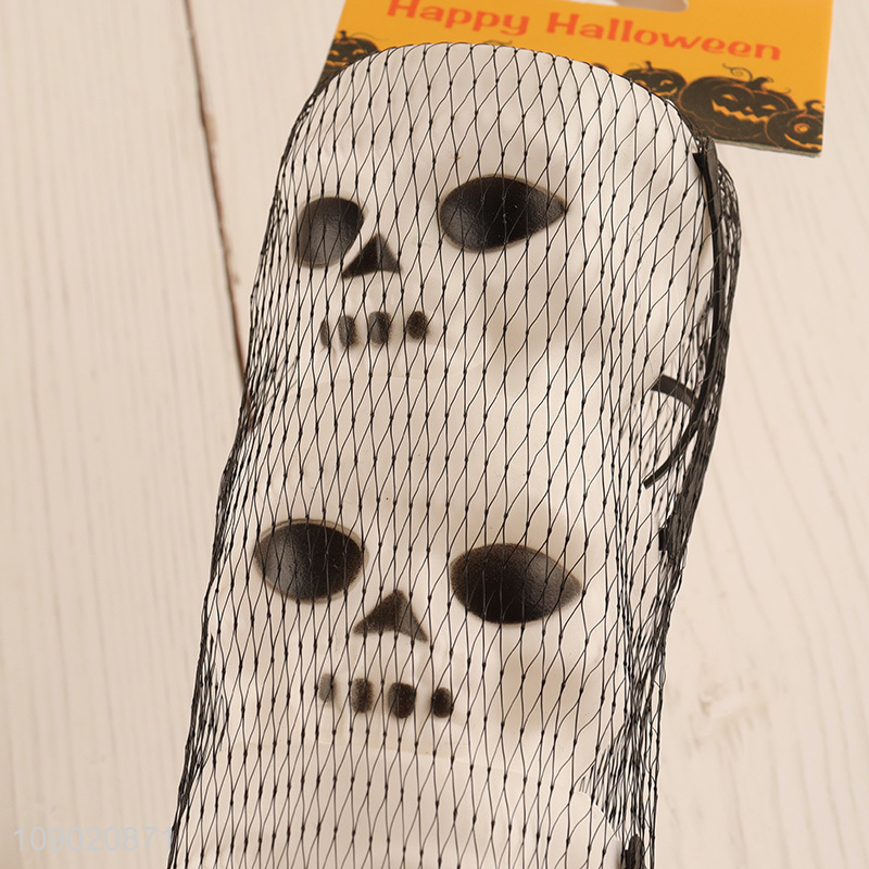 New Product 4PCS Mini Halloween Candy Buckets Portable Plastic Skull Buckets