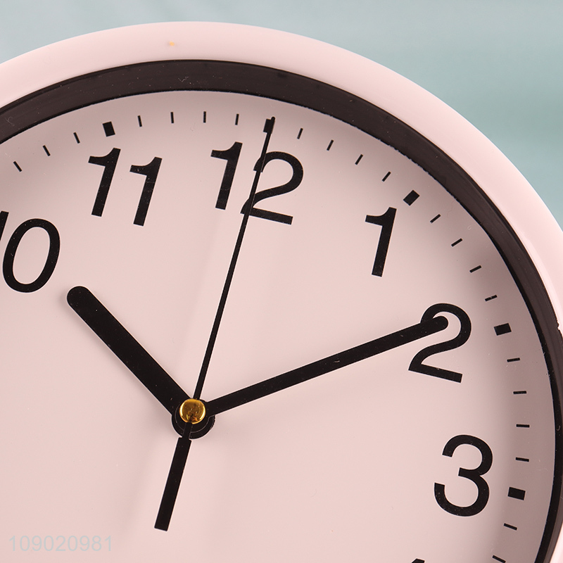 Good Quality Round Wall Clock Silent Battery Operated Pastic Wall Clock