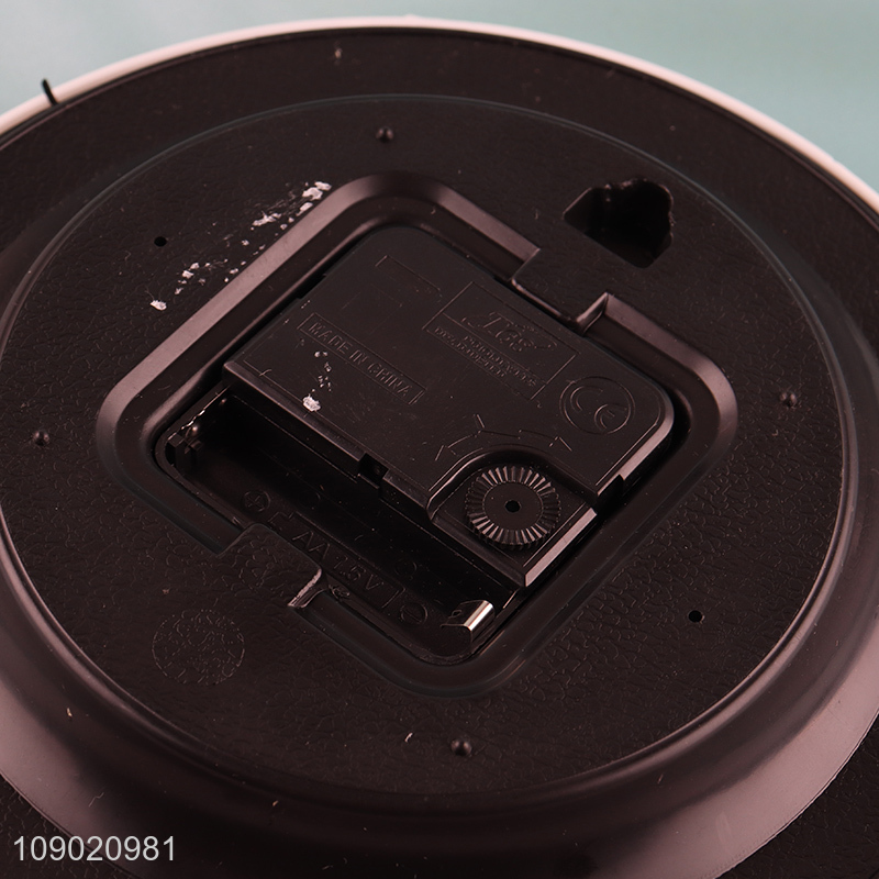 Good Quality Round Wall Clock Silent Battery Operated Pastic Wall Clock