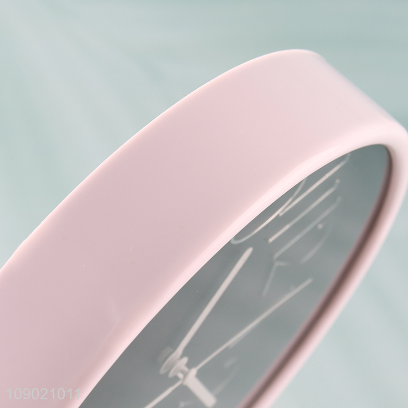 Factory Price Round Silent Plastic Wall Clock for Home Office School Kitchen