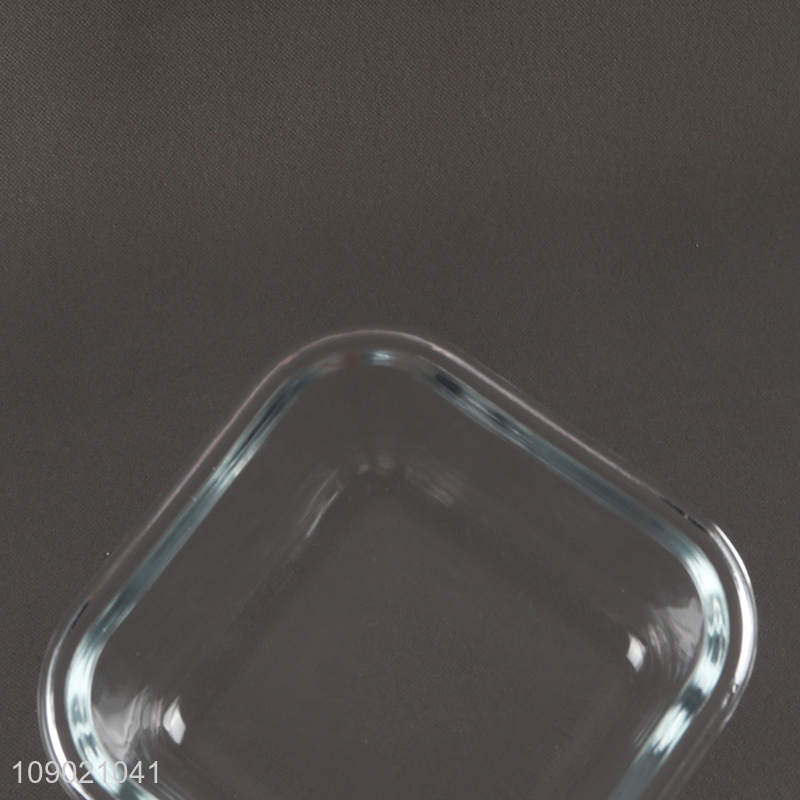 Good quality home kitchen sealed glass food container preservation box with bamboo lid