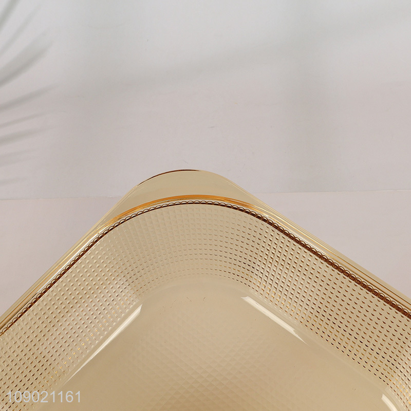 Popular products square heat-resistant glass baking pan with handle