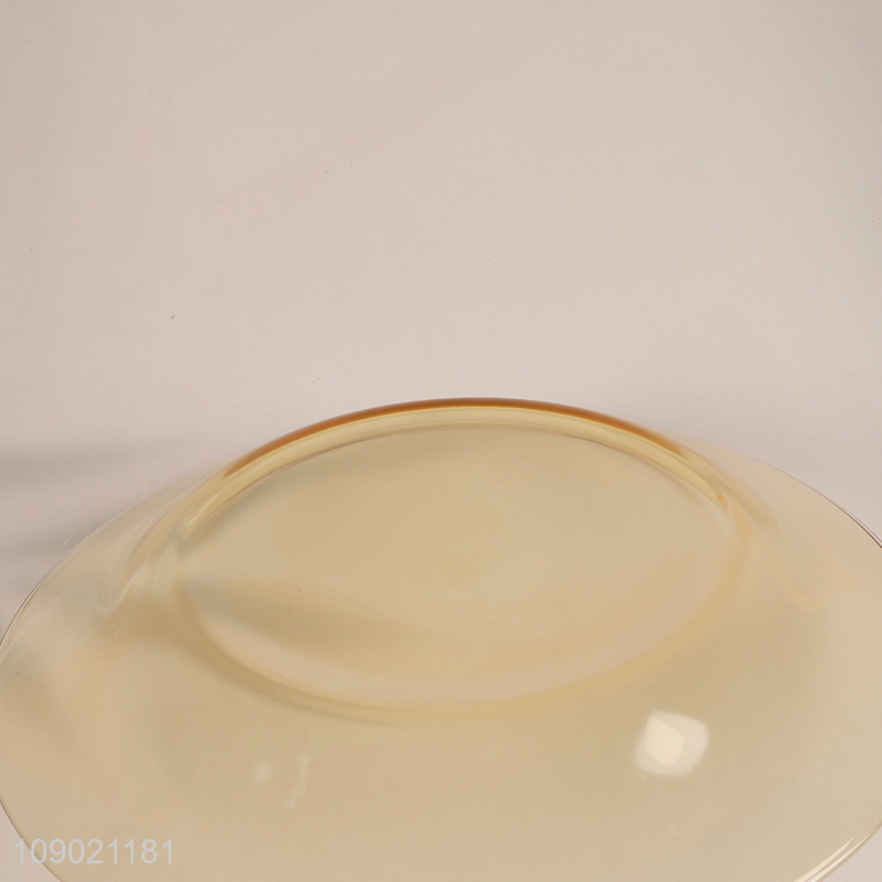 Factory supply home restaurant glass dinnerware glass dish plate for sale