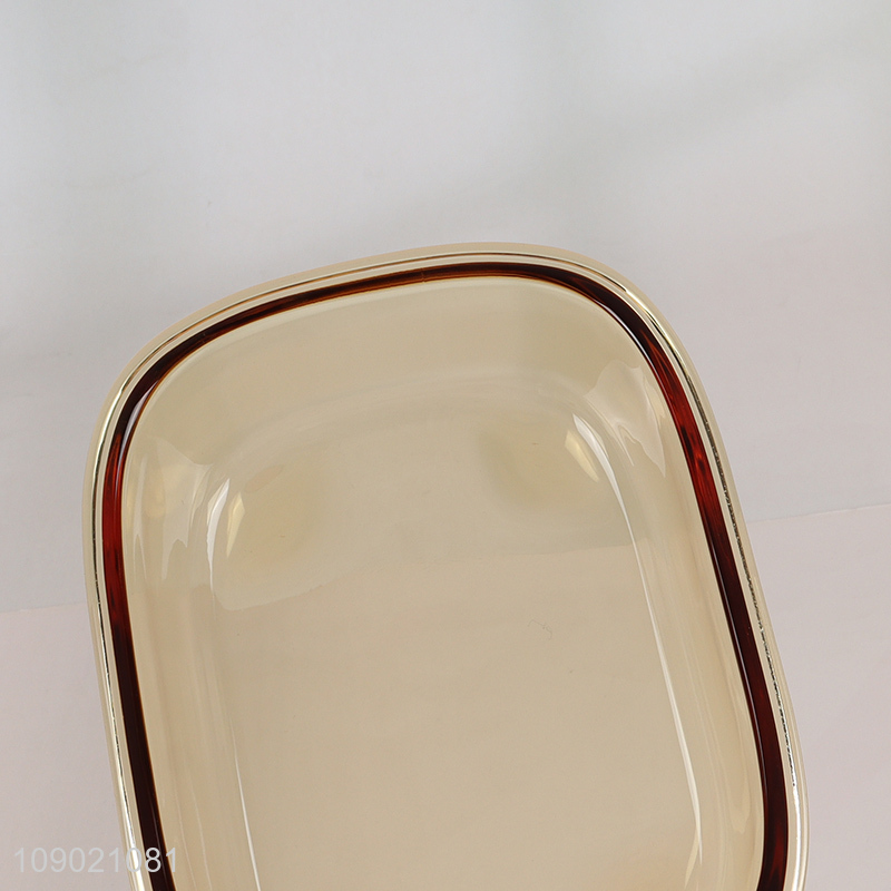 Hot selling heat-resistant glass kitchen sealed food container box wholesale