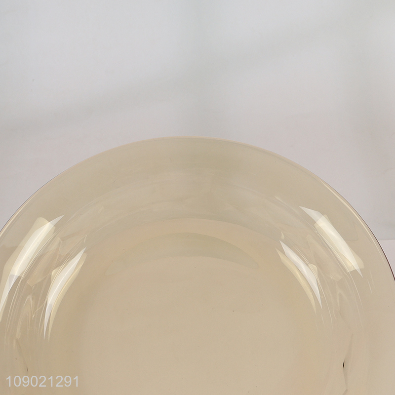 Factory direct sale home hotel heat-resistant glass dinnerware plate dish wholesale