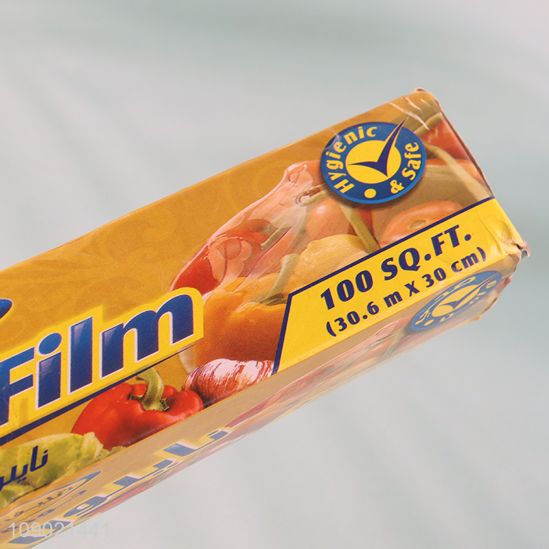 Wholesale 100 Sq. Ft. Plastic Food Wrap Plastic Cling Wrap for Food