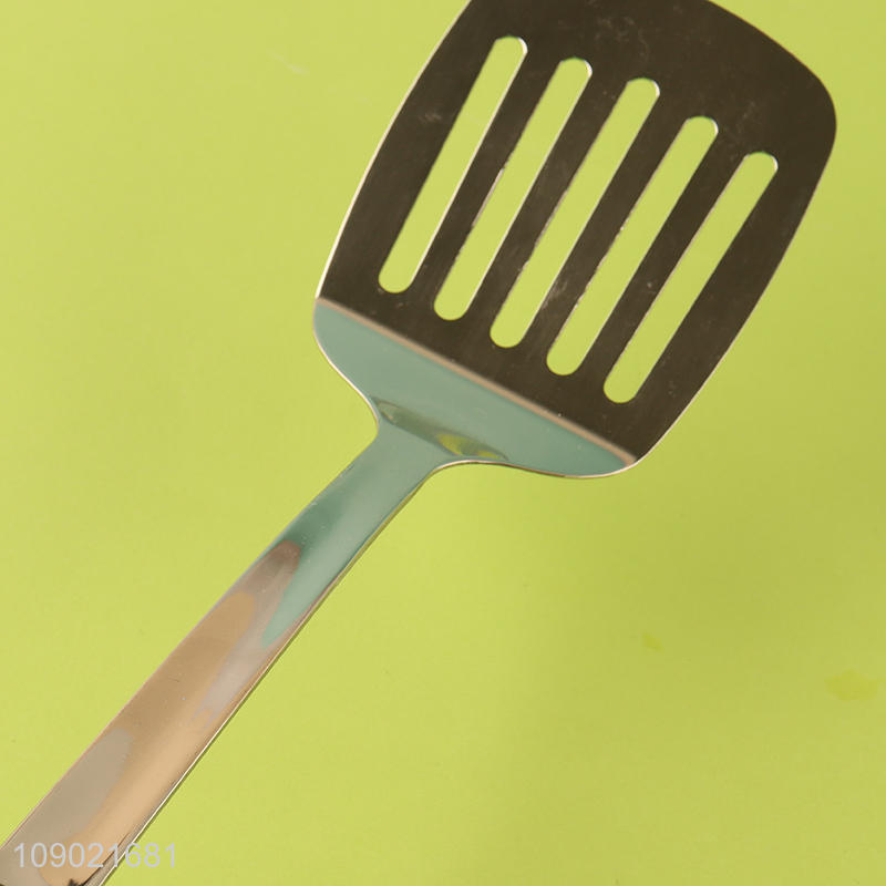 Hot Selling Stainless Steel Slotted Spatula for Frying Cooking Flipping
